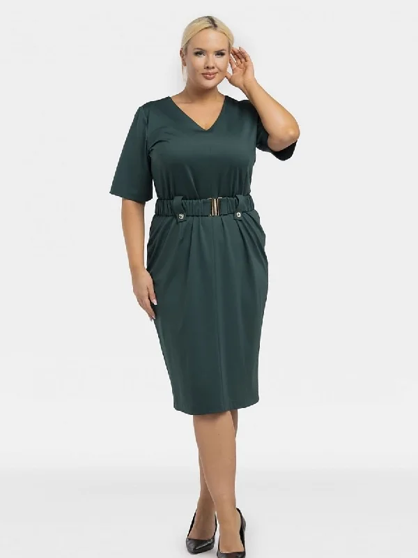 Feminine Allure Plus size dress model 195023 Karko