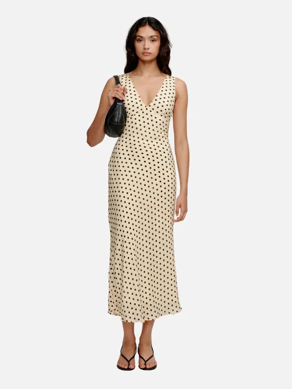 Spring Fashion Tulip Midi Dress - Butter Spot