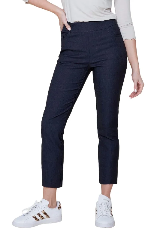 Subtle Sophistication Slim Pant In Indigo