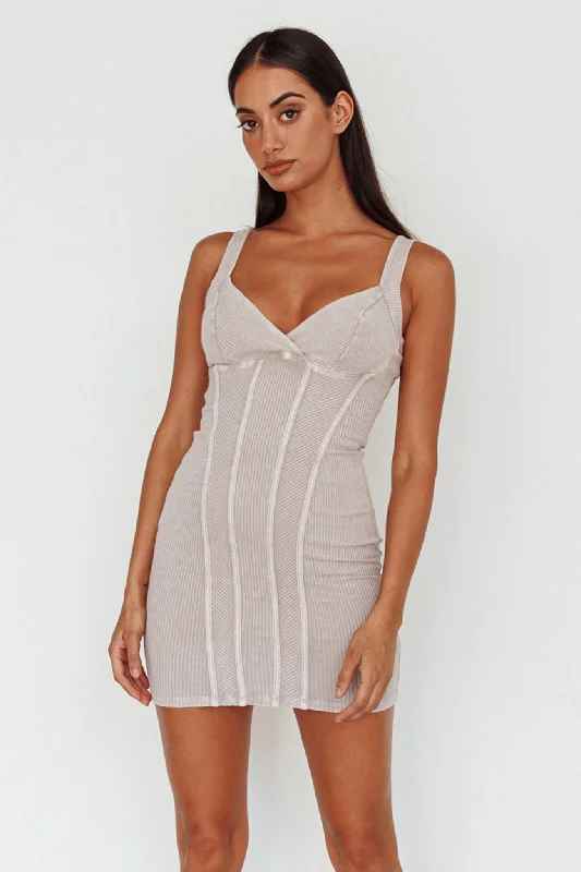 Absurdly Cheap Sale Altitude Piping Trim Mini Dress Ivory