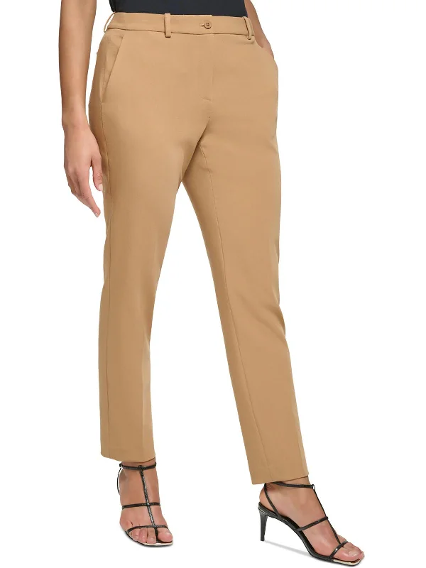 Best Deals Of The Season Womens High Rise Solid Straight Leg Pants