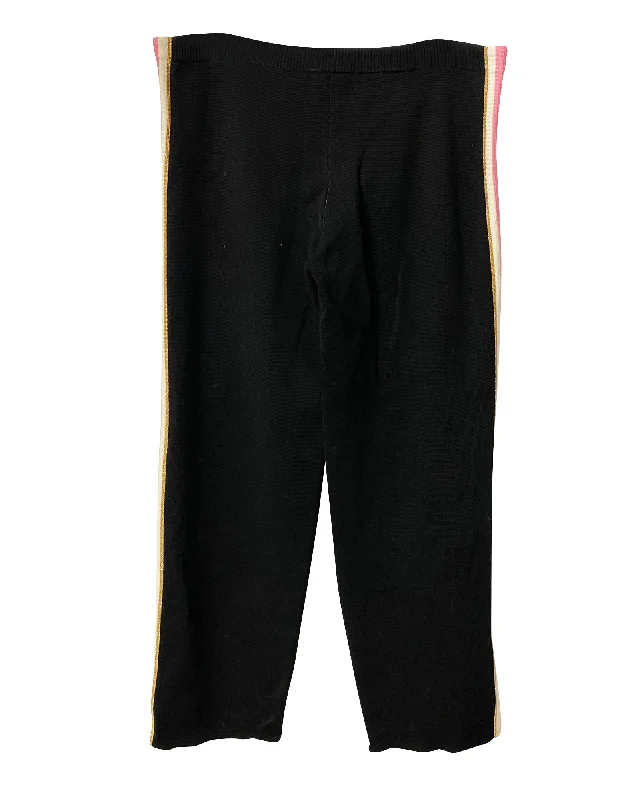 Sophisticated Fashion Bella Freud Wool Pants in Black Cotton