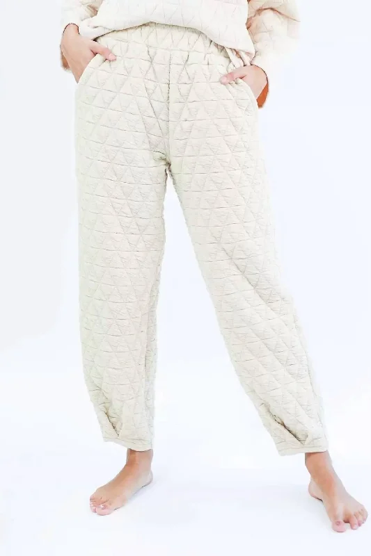 Sale Event, Prices Rock Quilted Jogger In Cream