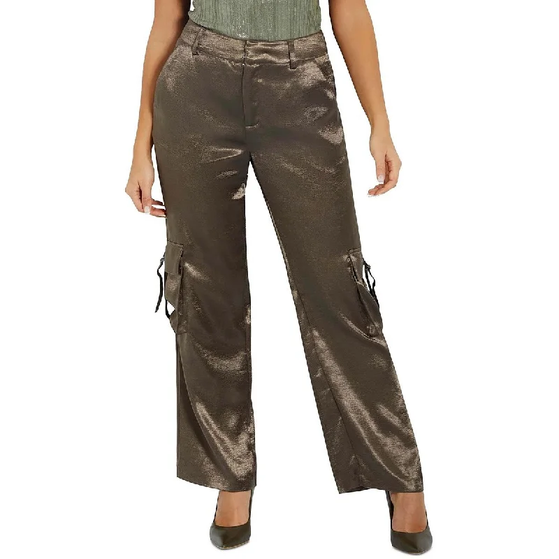 Ends Soon Jamie Womens High Rise Dressy Cargo Pants