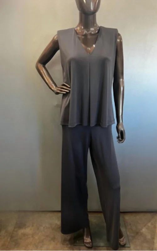 Now On Sale For Chic Urban Styles 2Pc Outfit In Grey