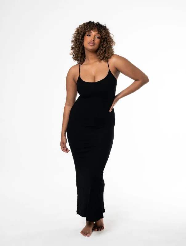 Effortless Everyday Wear Shapewear Slip Maxi Dress