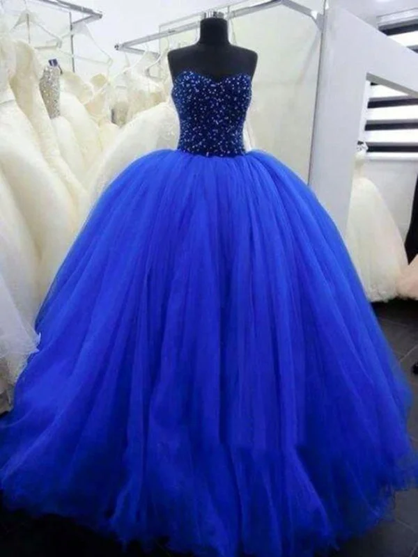 Trendy Threads Sweetheart Neck Royal Blue Prom Gown, Royal Blue Prom Dresses, Formal Dresses