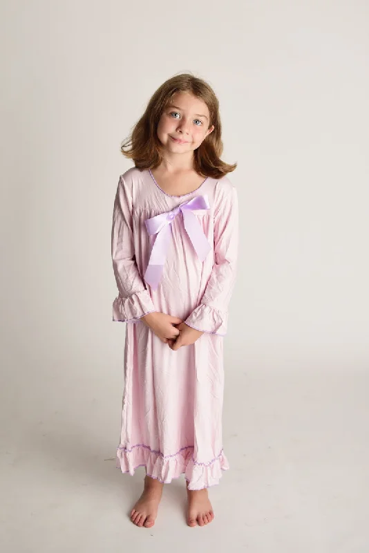 Bold Patterns BALLERINA PINK PURPLE NIGHTGOWN