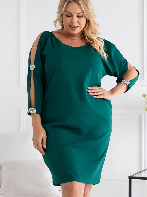 Women's Apparel Plus size dress model 191382 Karko