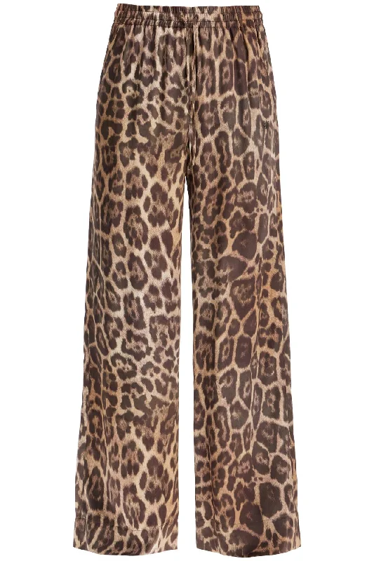 Classic Timeless Elegant Style Stella Mccartney Women's Animal Print Pajama Style Pants