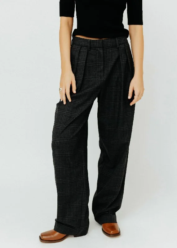 Y2K Nostalgic Fashion Look Eleanor Pants In Carbon Melange