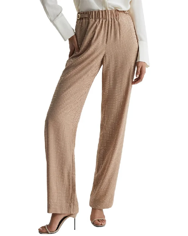 Don't Miss Out Reiss Arielle Wide Leg Embellished Trouser