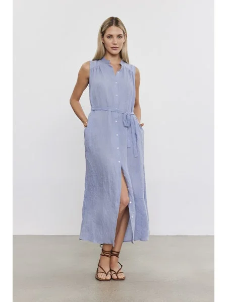 Stylish Savings WOVEN LINEN MAXI DRESS