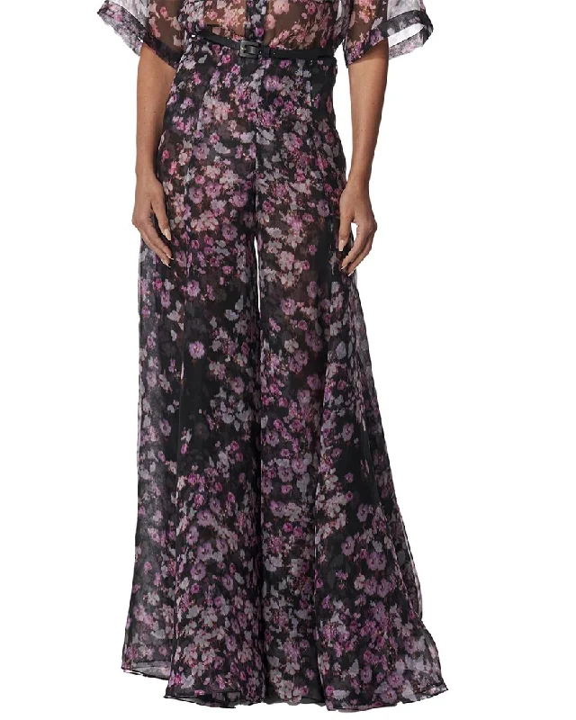 Festival Fashion Carolina Herrera Silk Palazzo Pant