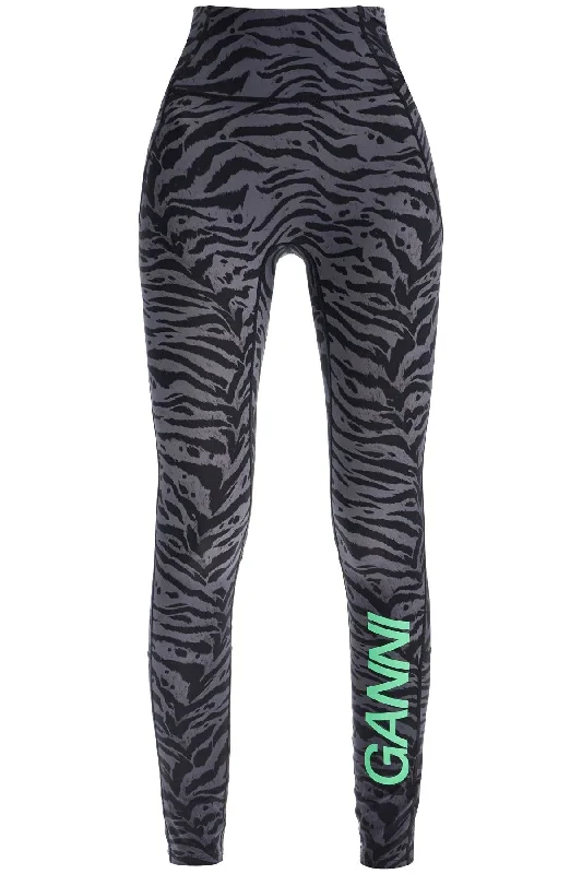 Unbeatable Prices Ganni Women's Animal Print Sports Leggings