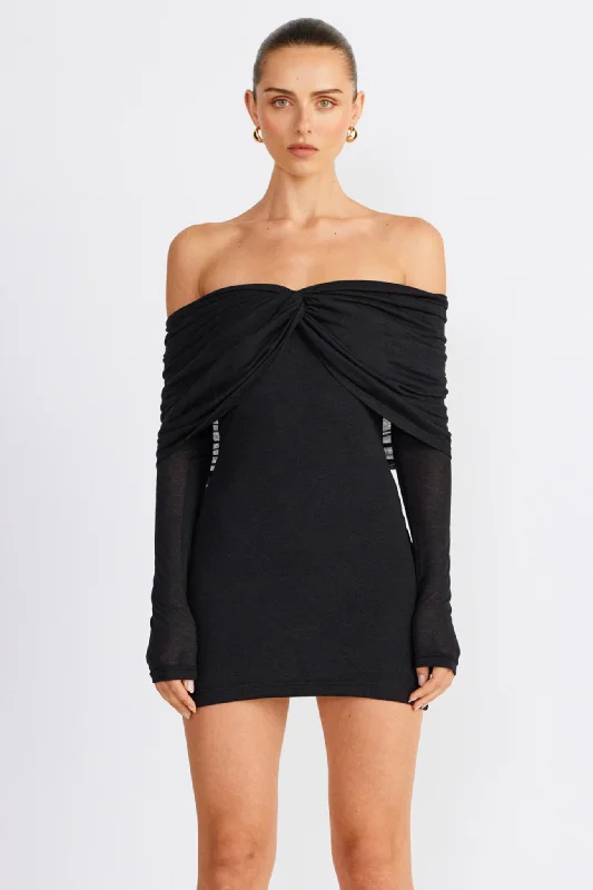 Limited Quantities SNDYS Madrid Mini Dress Black