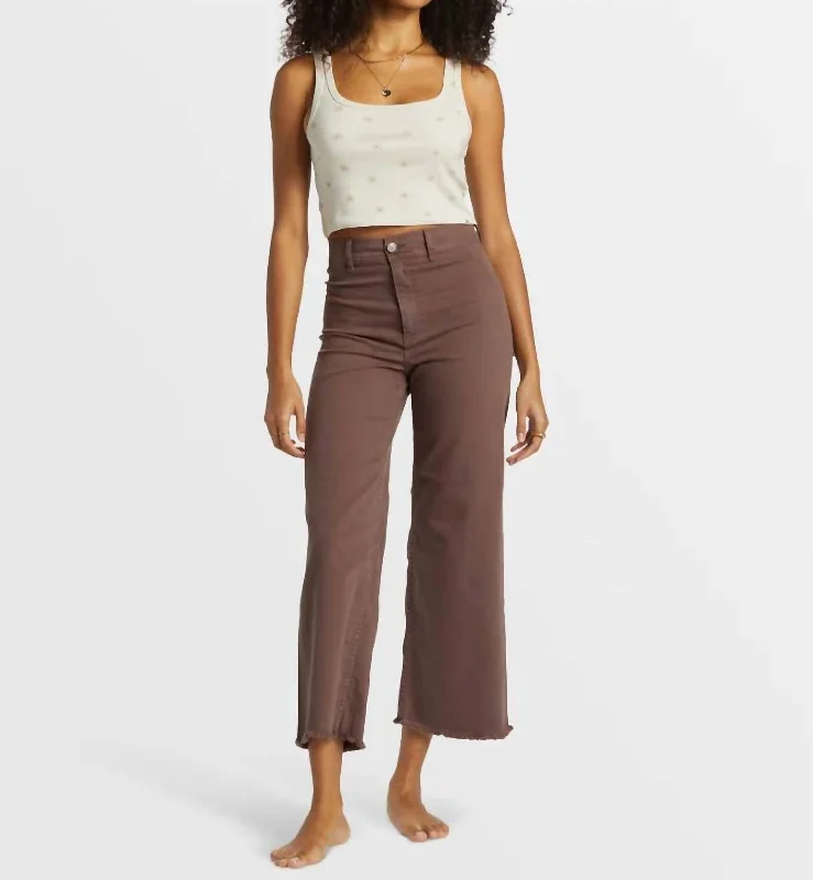 Imeless Style Free Fall High-Waist Pant In Kona