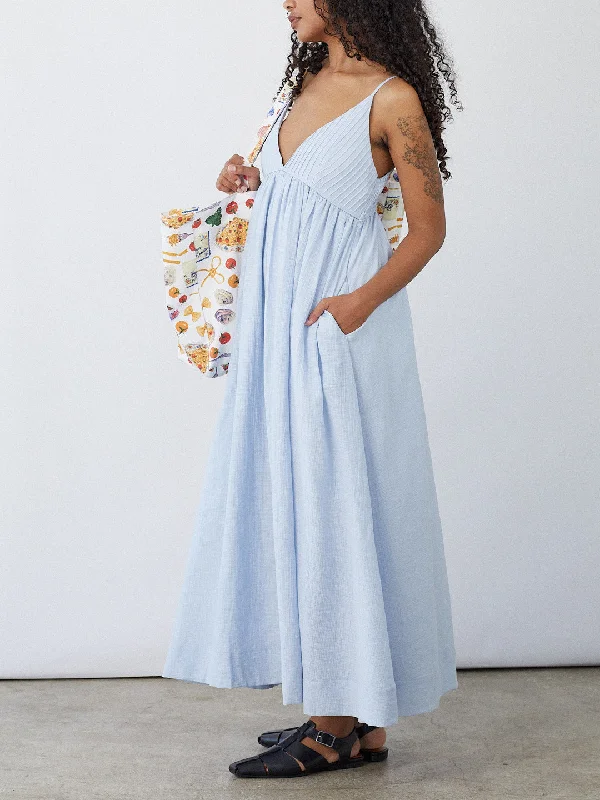 Effortless Style Sonatina Midi Dress - Ice Blue