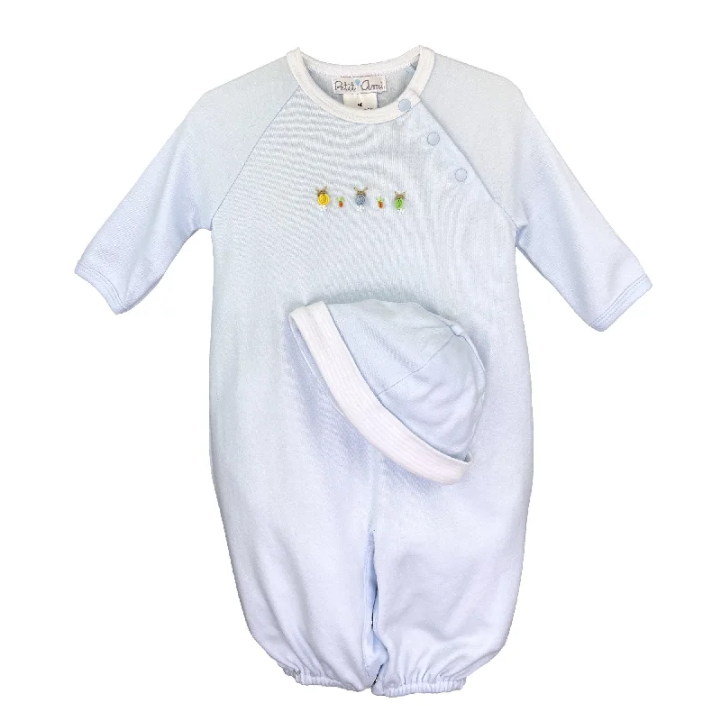 Massive Savings Blue Bunny Infant Convertible Gown