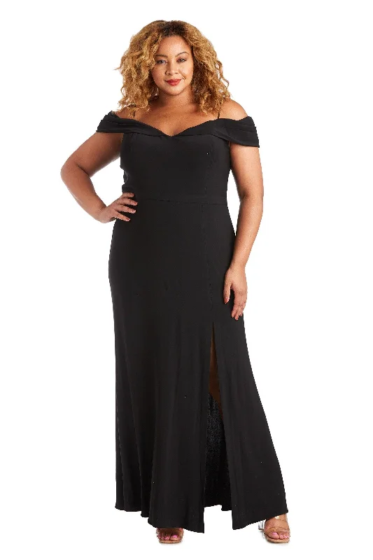 Style Beyond Borders Morgan & Co 12343WMM Long Plus Size Evening Dress