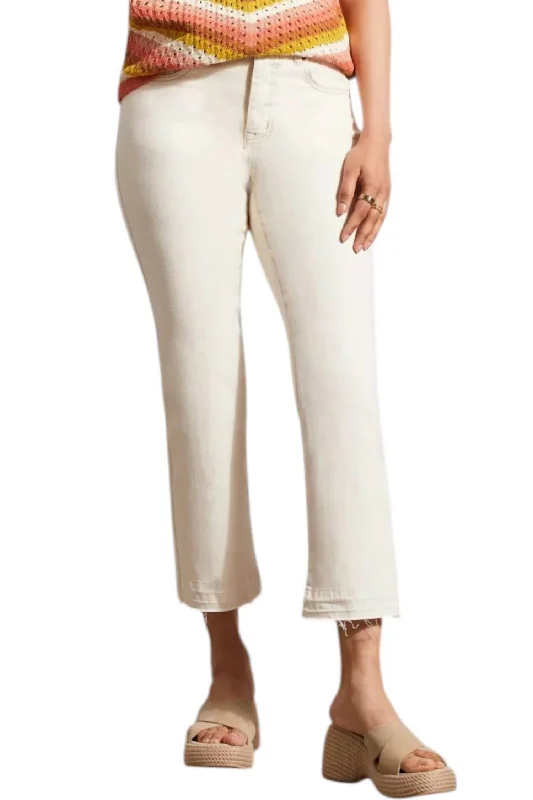 Best Sellers Sophia Micro Flare Jeans In Ecru