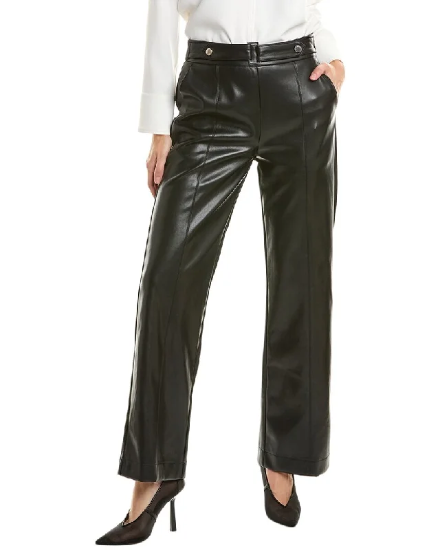 Minimalist Office - Ready Style Elie Tahari High -Waisted Wide Leg Pant