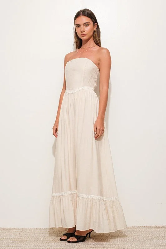 New Arrivals Strapless Bustier Maxi Dress