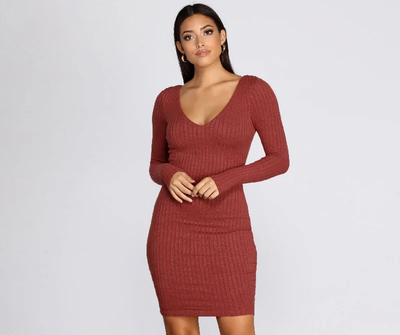 Odd Size Clearance Sale Loving And Living In Knit Midi Dress