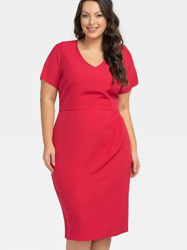 Casual Weekend Relaxed Style Plus size dress model 196866 Karko