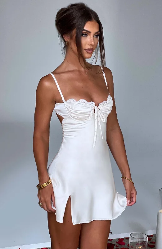 Limited Time Deal Sherise Mini Dress - Ivory