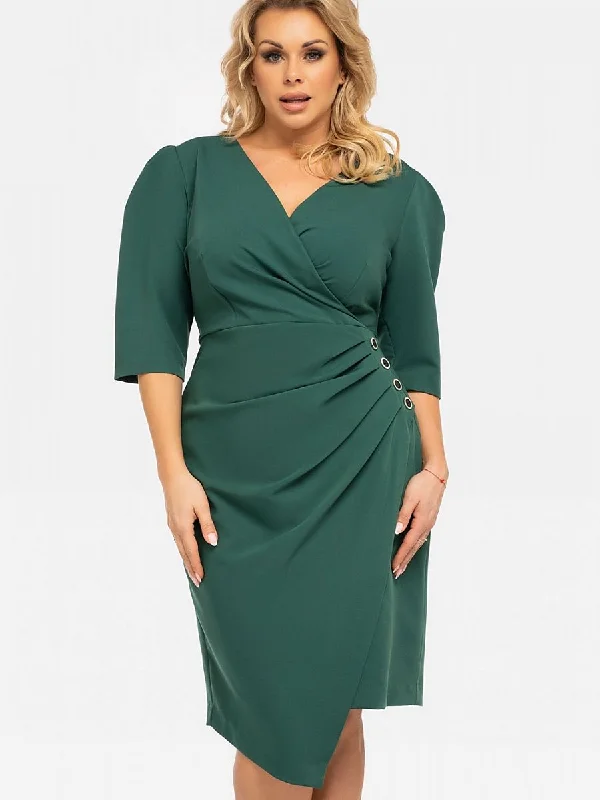 City Fashion Plus size dress model 190962 Karko