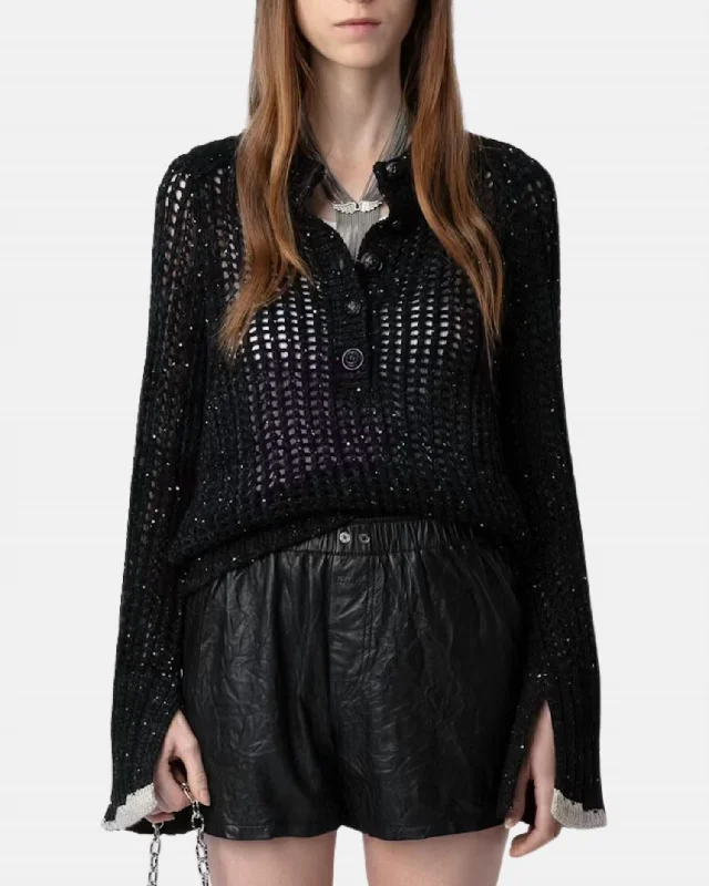Women's Professional Clothes Hot Picks Halty Sweater In Noir