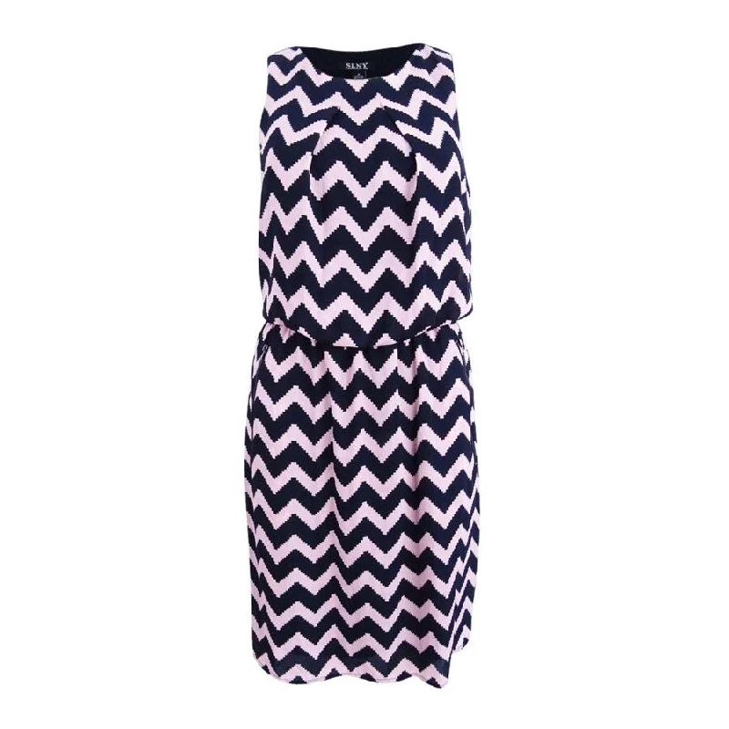 Best Sellers SL Fashions Women's Sleeveless Printed Sheath Dress