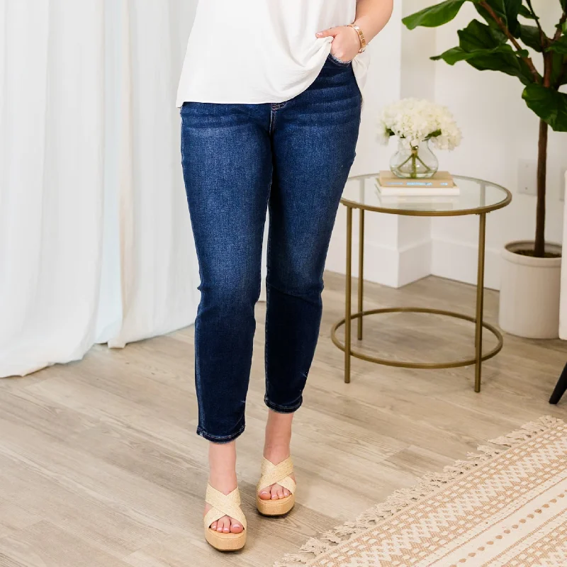 Boho - Chic Festival - Ready Style Time To Evolve Jeans, Dark Wash