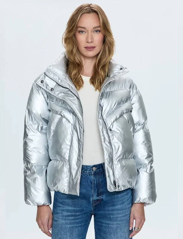 Women's Urban Clothing Save Big Sascha Puffer Jacket, Disco