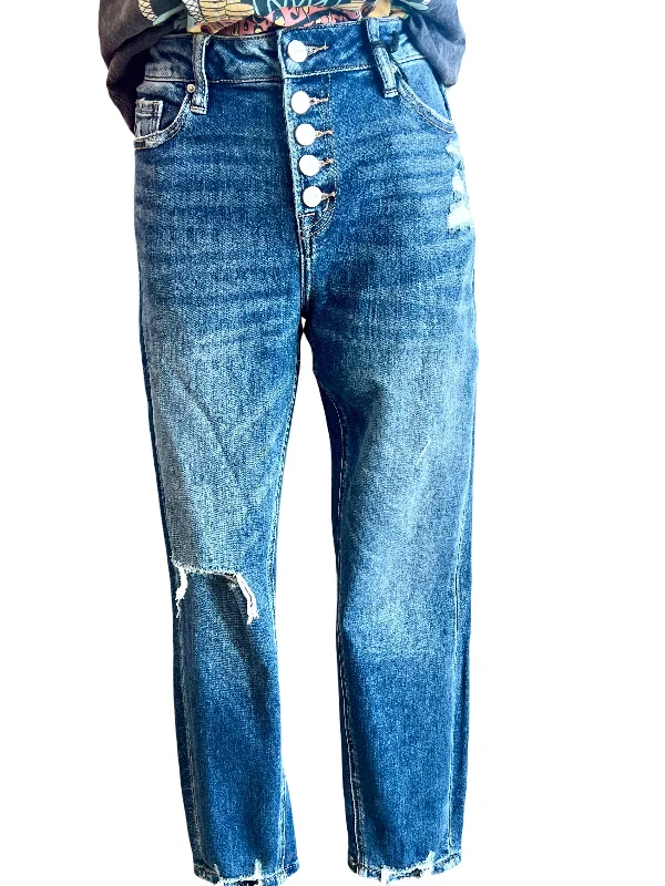 Plus-Size Women's Garments Exquisite Women's Wear Sale The Sabrina Mom Jeans