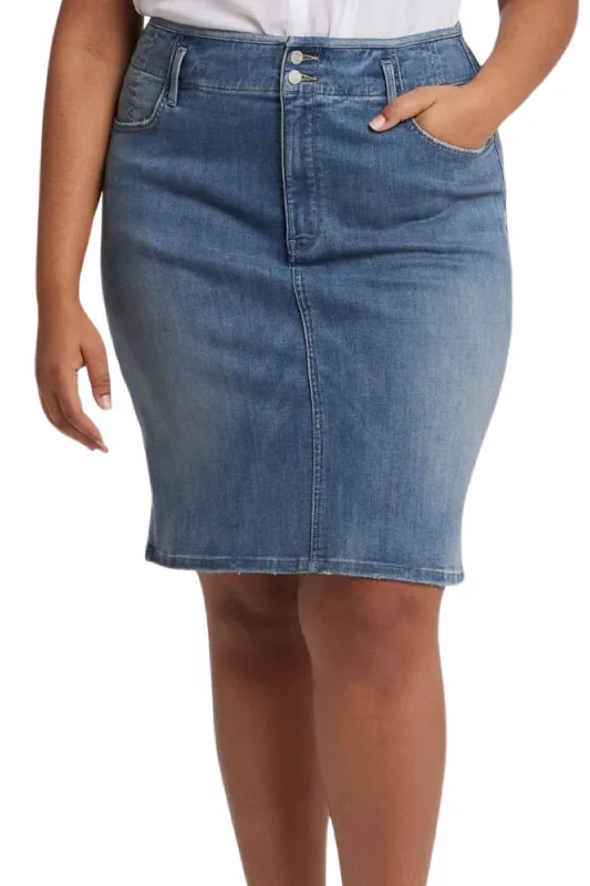 Comfort First Women's Wear HIGH RISE SKIRT - MATKSK8667