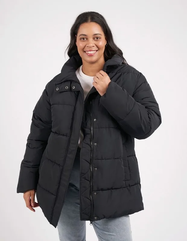 Premium Style Elm Longline Puffer Jacket