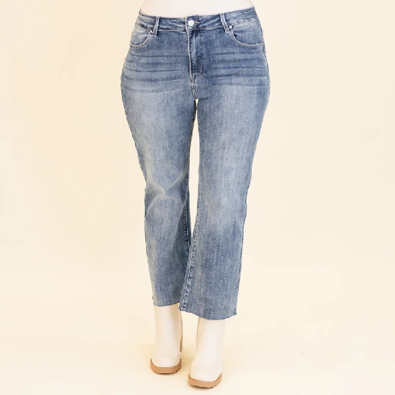Women's Transitional Attire Top Brand Discounts Specs Of You Jeans, Medium Wash