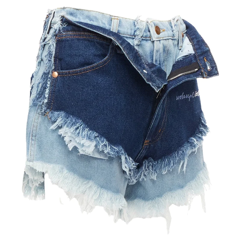 Father's Day Deals Natasha Zinko deconstructed double denim shorts