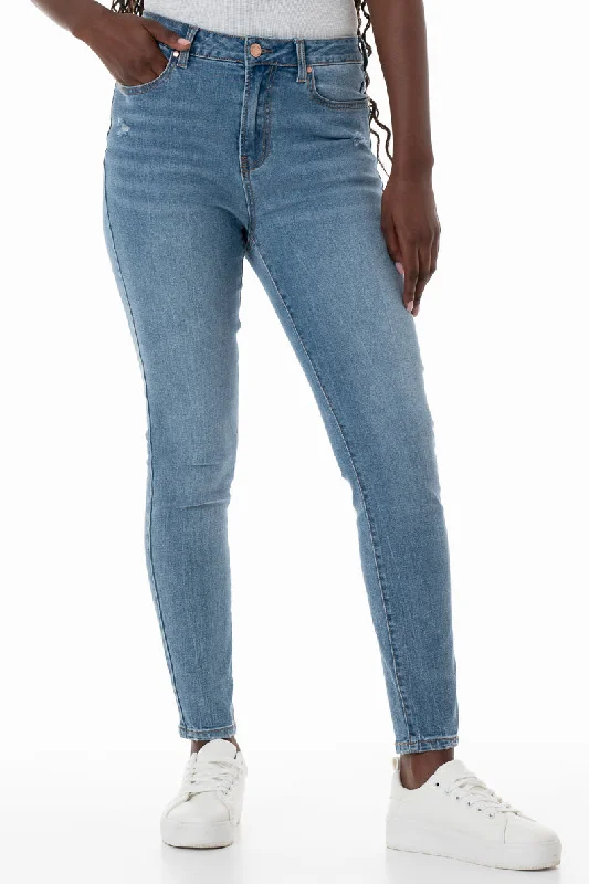 Massive Savings Rf05 Hi-Rise Fashion Skinny Jeans _ 152751 _ Mid Wash