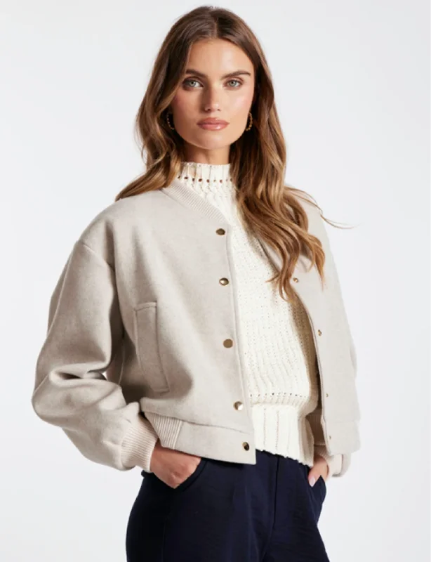 Best Sellers Cozy Luxe Bomber, Ivory