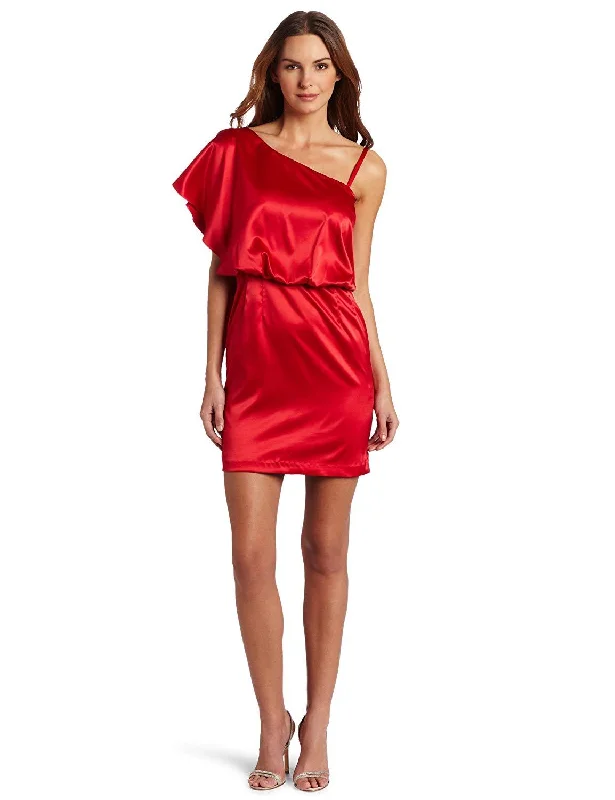 Seize Bargains Jessica Simpson - Satin Asymmetric Cocktail Dress JS1R3164SC