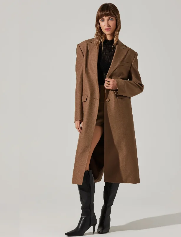 Clearance Event Brylee Coat, Walnut