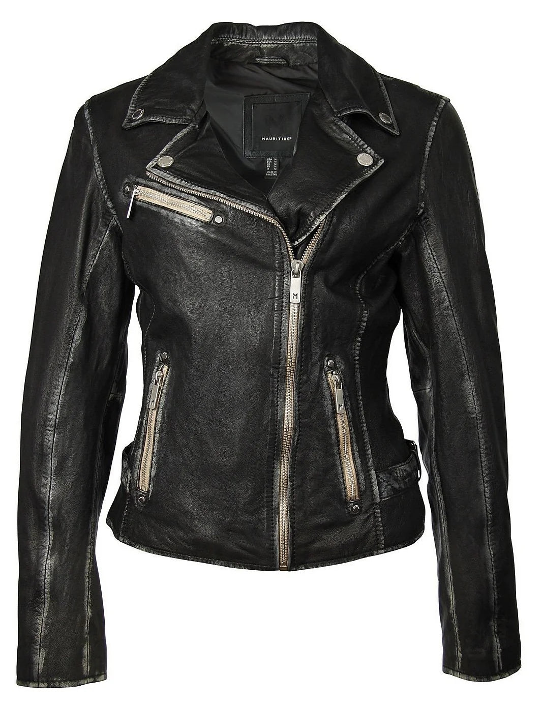 Limited Stock Sofia Leather Jacket, Black