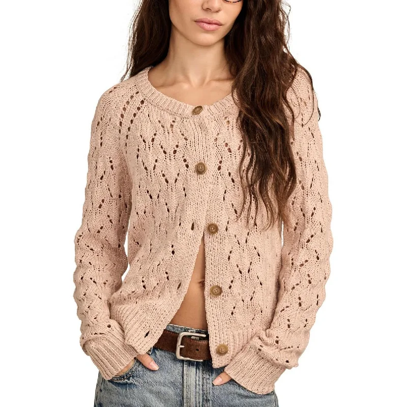 Fashion Essentials Womens Knit Cotton Cardigan Sweater