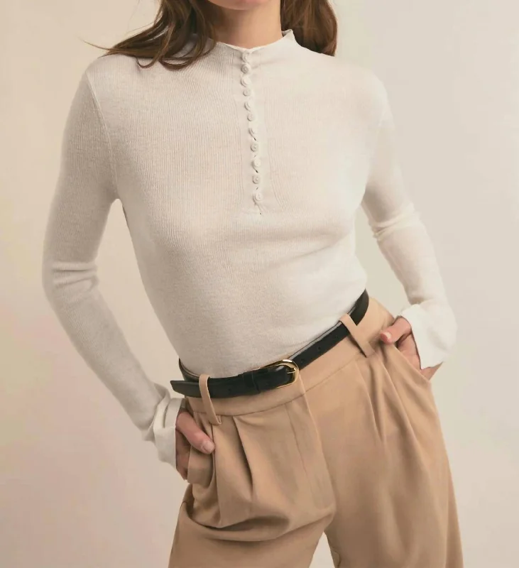 Chic Outfits Jackie Sweater In Ivory