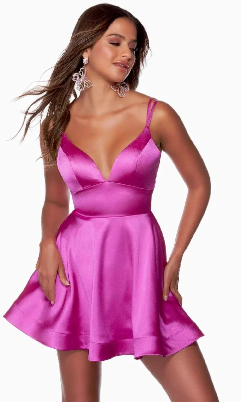 Spring Wardrobe Alyce Paris 3126 - Satin Cocktail Dress