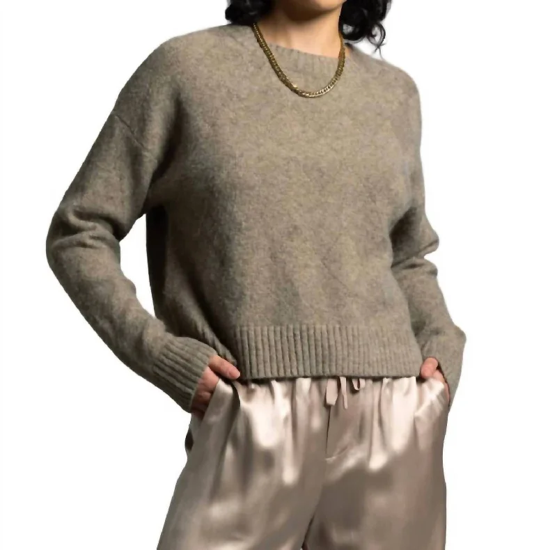 Popular Collection Christabel Sweater In Desert Tan