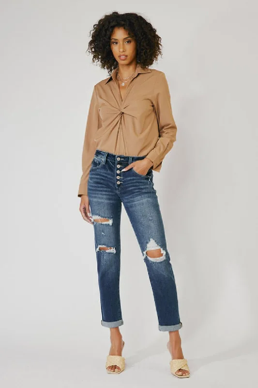 Athleisure Wear Special Offer Avery High Rise Girlfriend Jeans